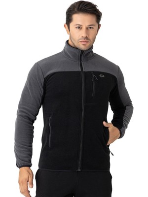 Crozwise Erkek Tam Fermuarlı Polar Sweat