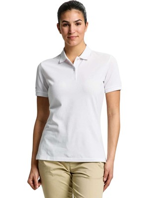Slam Deck Ws Polo Ss Kadın Beyaz Polo Tişört