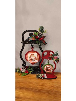 Kırmızı Yılbaşı Süsü, Çam Ağacı Dekoru, 2025 Yeni Yıl Teması