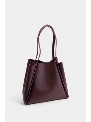 MİALES Organizer Çanta Detaylı Içi Süet Kaplı Kadın El ve Omuz Çantası