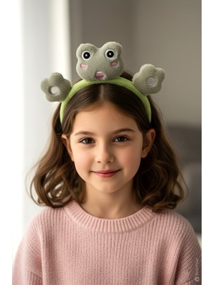 Bear & Pear Sevimli Kurbağa Peluş Taç