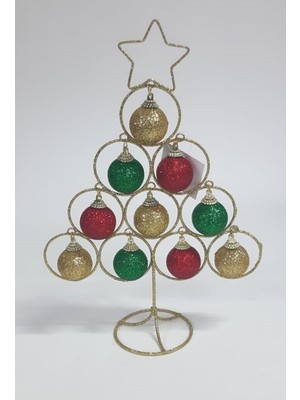 Canlı Kırmızı-Yeşil Yılbaşı Ağacı, Ev Dekorasyonu, Şık ve Renkli Süsleme