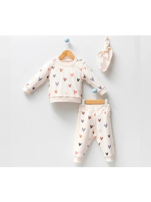 By Bubbles Natural Desenli 3'lü Bebek Takımı