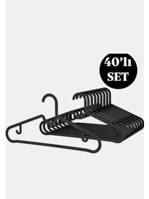 Eylül Yapı Eylül Dolap Içi Elbise, Pantolon, Gömlek, Ceket, Etek Askısı Seti, (40ADET), Plastik