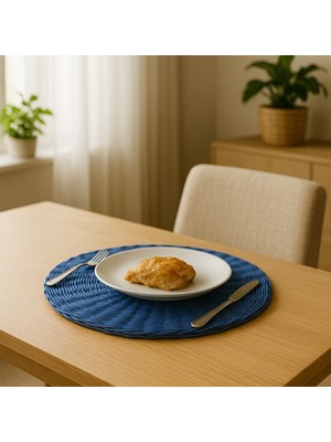 Mylamp Çarkıfelek  Lacivert Renk Duvar Dekoru & Supla 35 cm