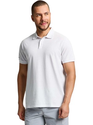 Slam Deck Polo Ss Erkek Beyaz Polo Tişört