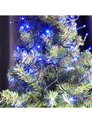 Yılbaşı Pilli LED Işık 80 LED / 8mt - Mavi ve Çok Renkli Işıklar