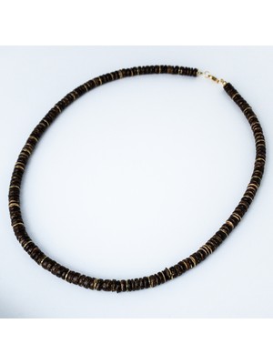 THEIA GemWorks Rava – Ud Ağacı & Hematit Kolye