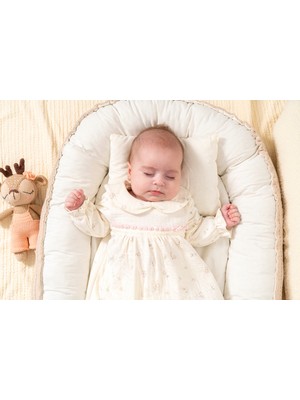 By Bubbles %100 Organik Pamuk Rose Girl Desen Külot+Elbise