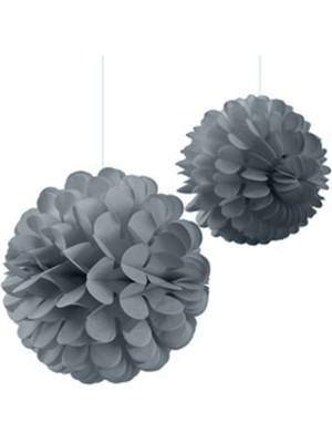 Renkli Kağıt Top Süs Seti, 2'li, Şık ve Eğlenceli Dekorasyon Parçası