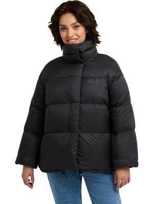 Jack Wolfskin Icy Hill Rds Kadın Siyah Outdoor Ceketi