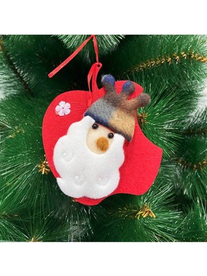 Renkli Keçe Geyik Yılbaşı Ağacı Süsü 11 Cm, 1 Adet