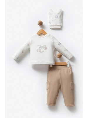 By Bubbles %100 Organik Pamuk Tropical Koala Fermuarlı Bebek Tulum