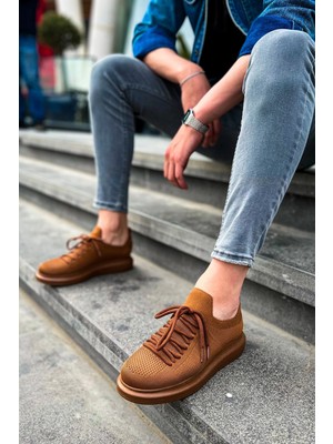 Chekich CH307 - Rt Tricot Erkek Ayakkabı Kahve