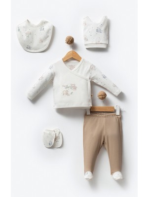 By Bubbles %100 Organik Pamuk Tropical Koala 5 Parça Hastane Çıkış Seti