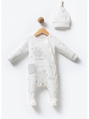 By Bubbles %100 Organik Pamuk Kuzucuk Lux Bebek Tulum