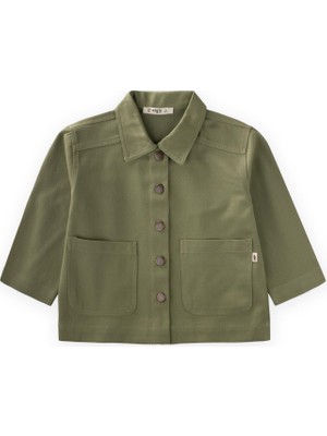 Cigit Gabardin Ceket 2-7 Yaş Olive