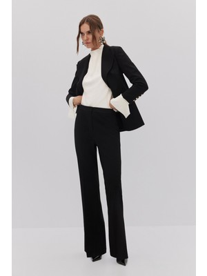 SHN Manşeti Garni Detayli Blazer Pantolon Takım