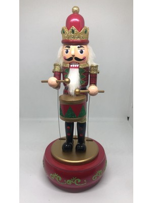 Lebron Fındıkkıran Ahşap Müzikli Kukla Kutusu Yeşil