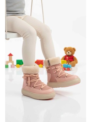 Cool Pudra Içi Polarlı Kaymaz Kız Çocuk Bot Selis F