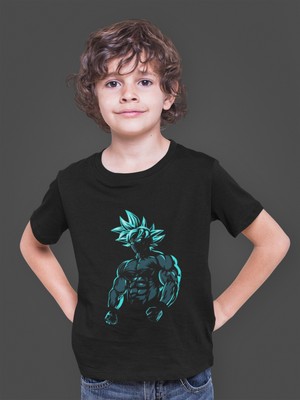 Bumeta Beast Goku Anime Güçlü Strong Body Building Çocuk Tişört T-Shirt