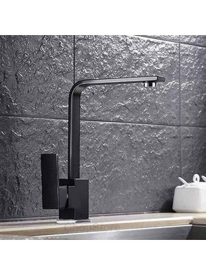 Karaköy Yapı Market Siyah Kare Mutfak Bataryası