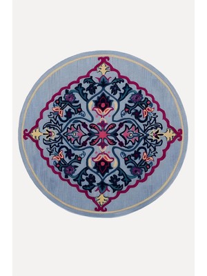 Kilim Home Mars Halı Etnik Otantik Lacivert Tonlartında Dekoratif  Salon Halısı Saçaklı Yıkanabilen Halı