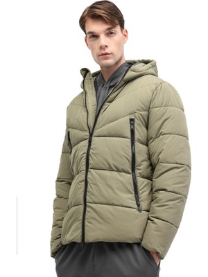 Kinetix ml Block Coat 5pr Haki Erkek Kısa Kaban