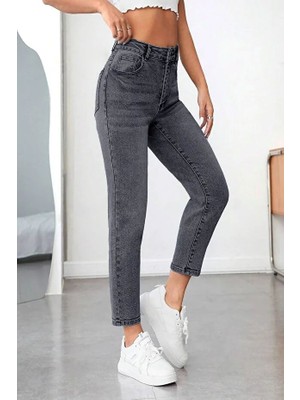 FlexiFit Mom Boyfriend Esnek Yüksek Bel Kadın Kot Pantolon – Rahat Kalıp, Şık Görünüm, Premium Denim Kalitesi