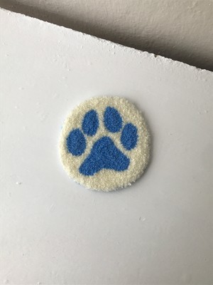 Studio Mavera Mavi Pati Punch Bardak Altlığı - Sunumluk