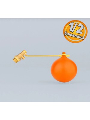 Elsa 1/2'' Flatör Şamandıra Plastik Toplu 1/2''