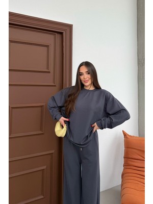Mezka Yumuşak Premium Kumaş Uzun Beli Lastikli Modal Alt-Üst Takım
