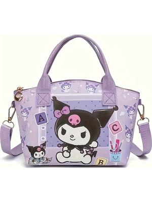 Ada Çanta Kırtasiye Çocuk Küçük Boy Omuz Çantası Kuromi Figürlü KRM5321