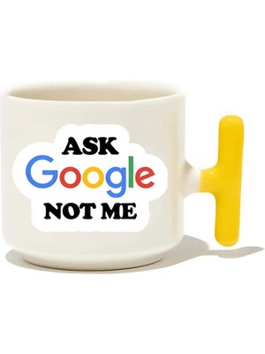 baskigo.com Baskıgo Ask Google Not Me Latte Fincanı - Hediye Seramik Kupa