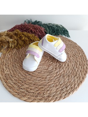 Funny Kız Premıum 7378 Üç Bantlı Ilk Adım Patik Ayakkabı 17-18-19 No