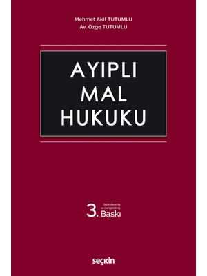 Seçkin Yayıncılık Ayıplı Mal Hukuku