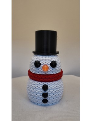 Beyaz 3D Kardan Adam Ev Dekorasyonu, Yılbaşı Temalı Aksesuar