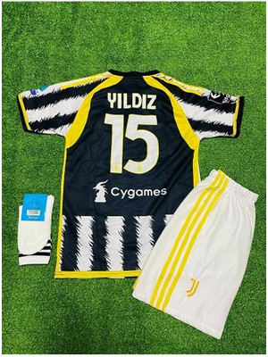 Maharet S 2023/24 Yeni Sezon Kenan Yıldız Çocuk Forması 3'lü Set (Yellow)