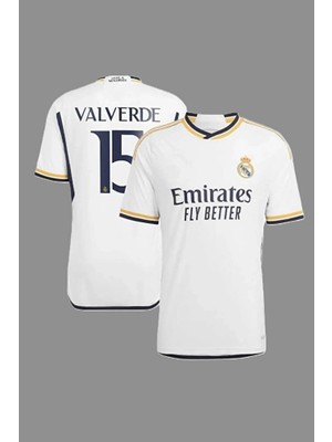 Maharet Federico Valverde 2023-24 Sezon R,e,a,l, M,a,d,r,i,d, Iç Saha Yetişkin FORMASI9789765