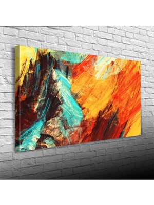 İşsevenler Dekoratif Yağlı Boya Canvas Tablo (60x120)