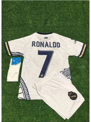 Maharet R. Madridd 2023/24 Sezon Dragon Desenli Cristiano R.o.n.a.l.d.o Konsept Çocuk Forması 4'lü Set (Byz
