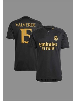 Maharet F'ederico V'alverde 2023-24 Sezonu R.madrid Alternatif Yetişkin Forması (Third)7