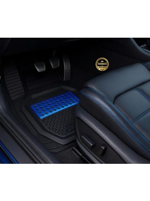 Trakmats Hyundai Admire 2000-2001-2002-2003-2004-2005 Havuzlu Oto Paspas Orbital Mavi Yeni Üretim 3D Araba Paspası Esnek