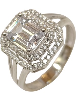 Genel Baget Taşlı Yüzük 14 Ayar Altın Hd Videolu