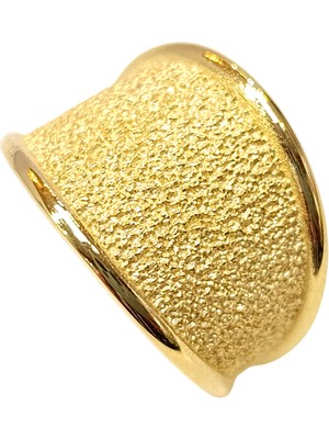 Genel Kumlu Taşsız Yüzük 14 Ayar Altın Hd Videolu