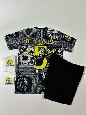 Maharet R.e.a.l M.a.d.r.i.d 2024/25 Sezon Jude Bellingham Özel Konsept Çocuk Forması 4'lü (Armalı-Pre Match)