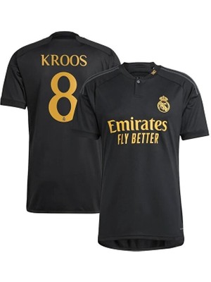 Maharet Toni Kroos 2023-24 Sezonu R,e,a,l, M,a,d,r,i,d Alternatif Yetişkin Forması (Third)