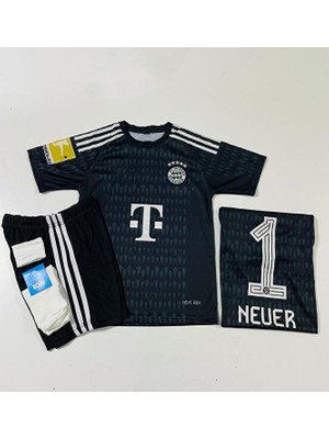 Maharet B.a.y.e.r.n M.ü.n.i.h 2023/24 Yeni Sezon Manuel Neuer Kaleci Çocuk Forması 4'lü Set
