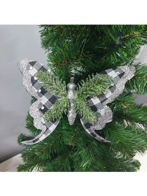 Damalı Süslü Kelebek, Yılbaşı ve Ağaç Dekoru, Şık ve Zarif Süsler