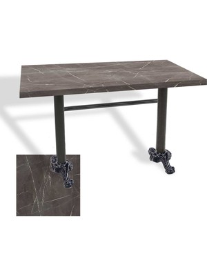 Dockers Çipa Laminat Tabla Masa (80X140) - Dark Emperador